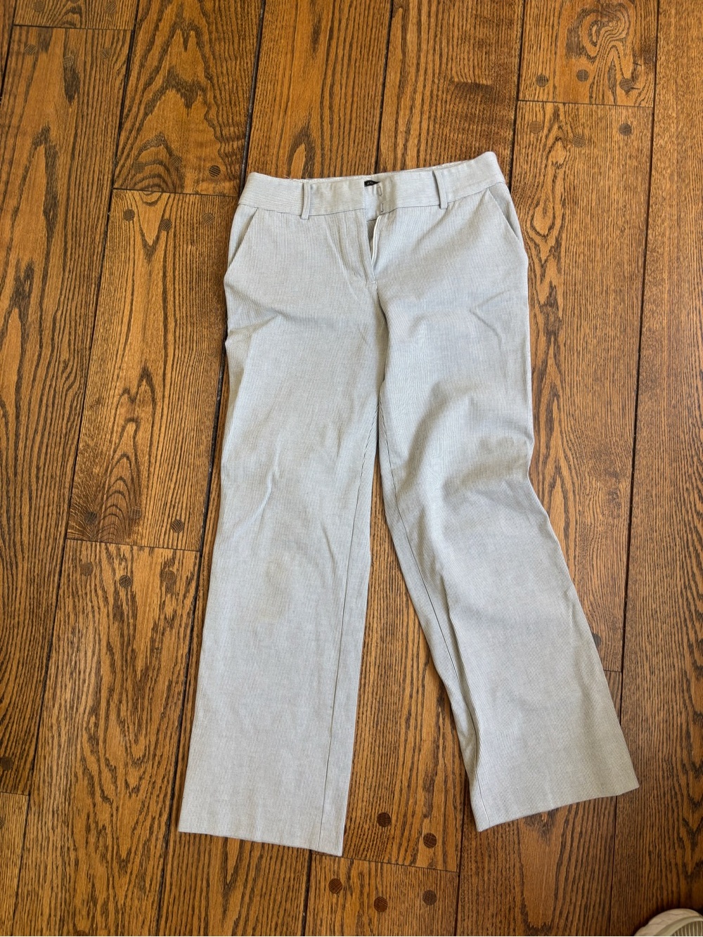 Talbots pinstripe Newport pants size 4